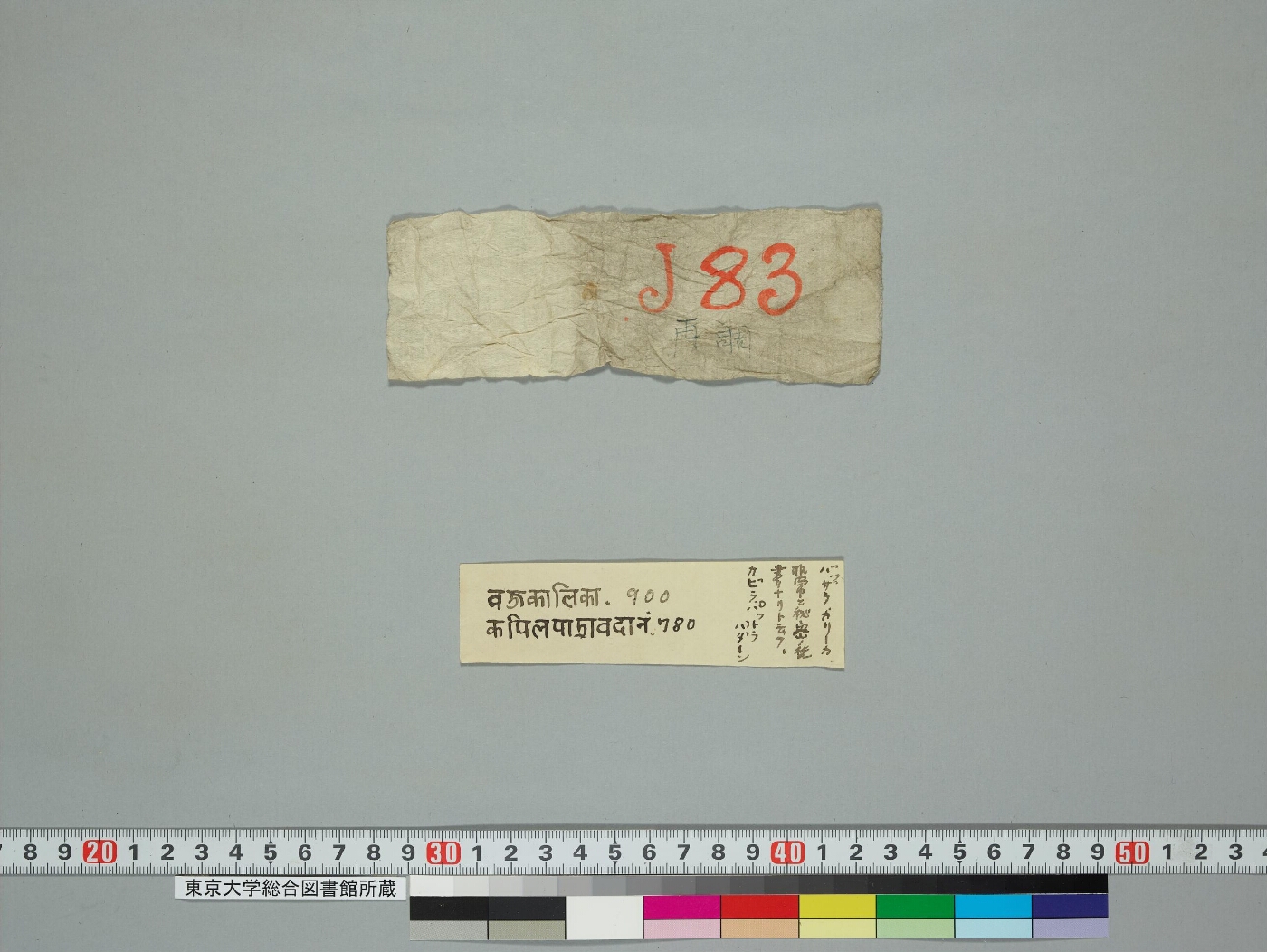 Kapilapātrāvadāna manuscript preview
