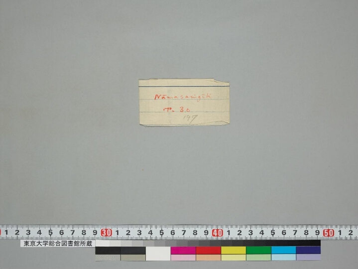 Nāmasaṅgīti manuscript preview