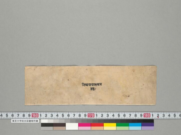 Niṣpannayogāvalī manuscript preview