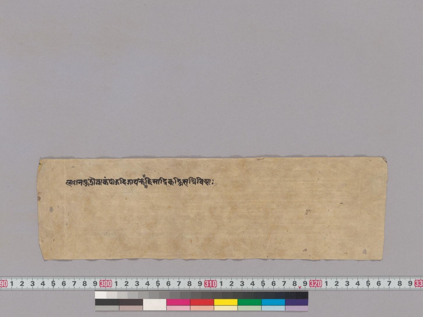 Mañjuśrī­mūla­kalpa manuscript preview