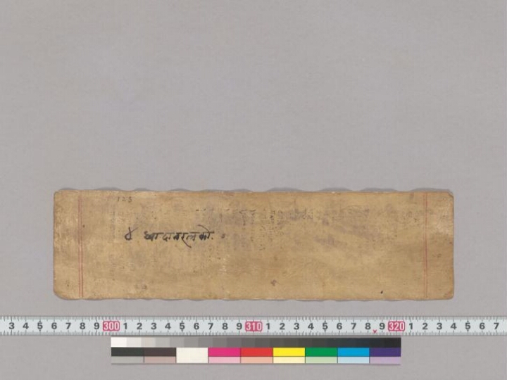 Maṇicūḍāvadāna manuscript preview