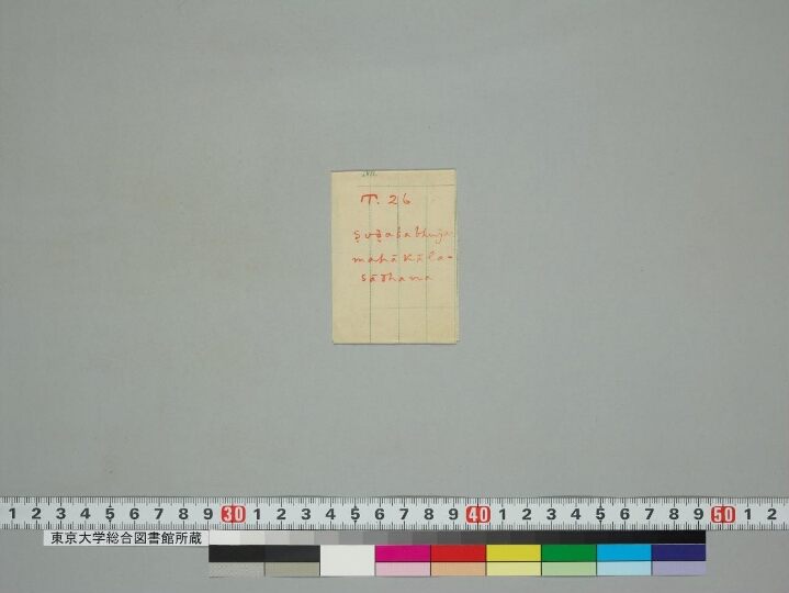 Mahākālasādhana manuscript preview