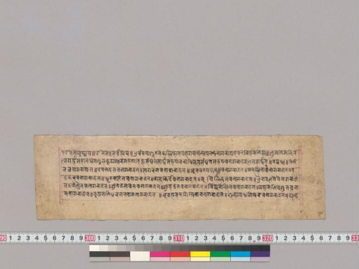 Mahāmeghasūtra manuscript preview