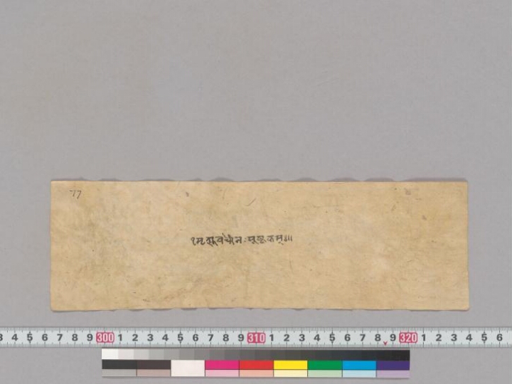 Mṛtyuvañcanopadeśa manuscript preview
