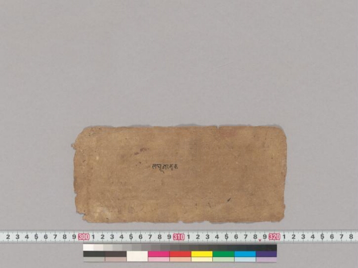 Laghujātakavṛtti manuscript preview