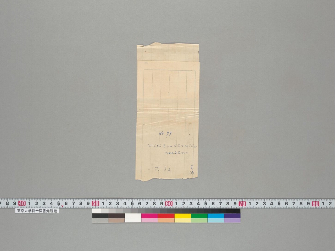 Vicitrakarṇikāvadāna manuscript preview