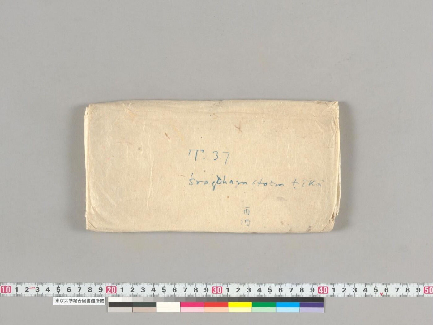 Sragdharāṭīkā manuscript preview