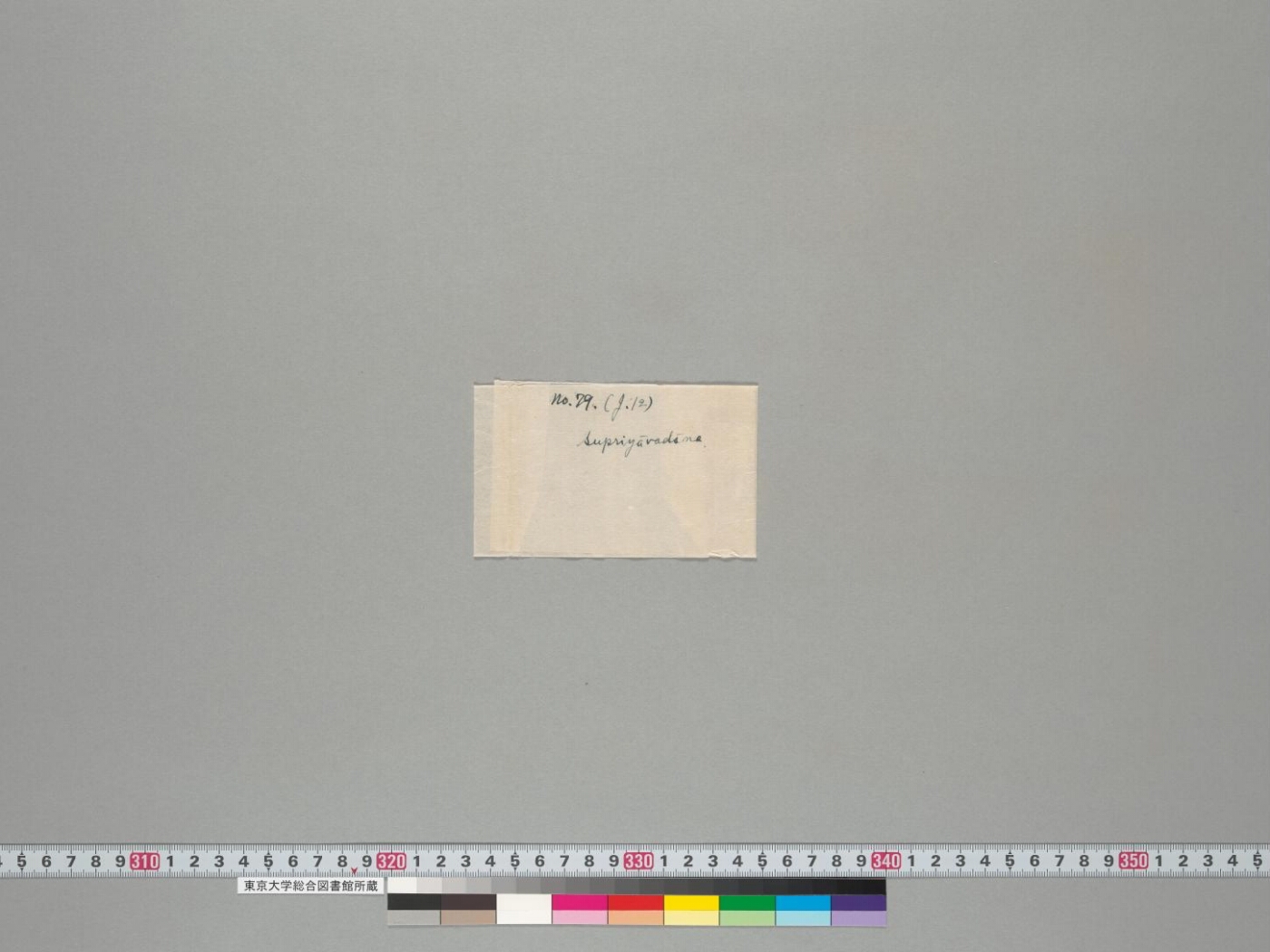 Supriyamahāsārthavāhāvadāna manuscript preview