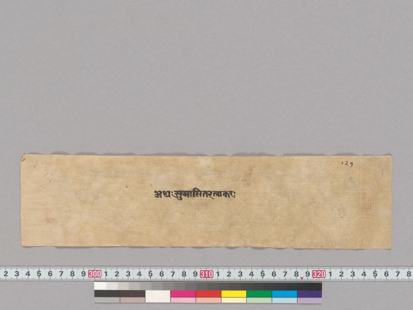 Subhāṣitaratnakaraṇḍaka manuscript preview